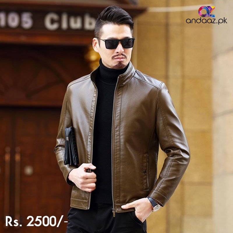 Stylish Smart Fitting Leather Jacket For Man – Andaaz.pk | Online ...